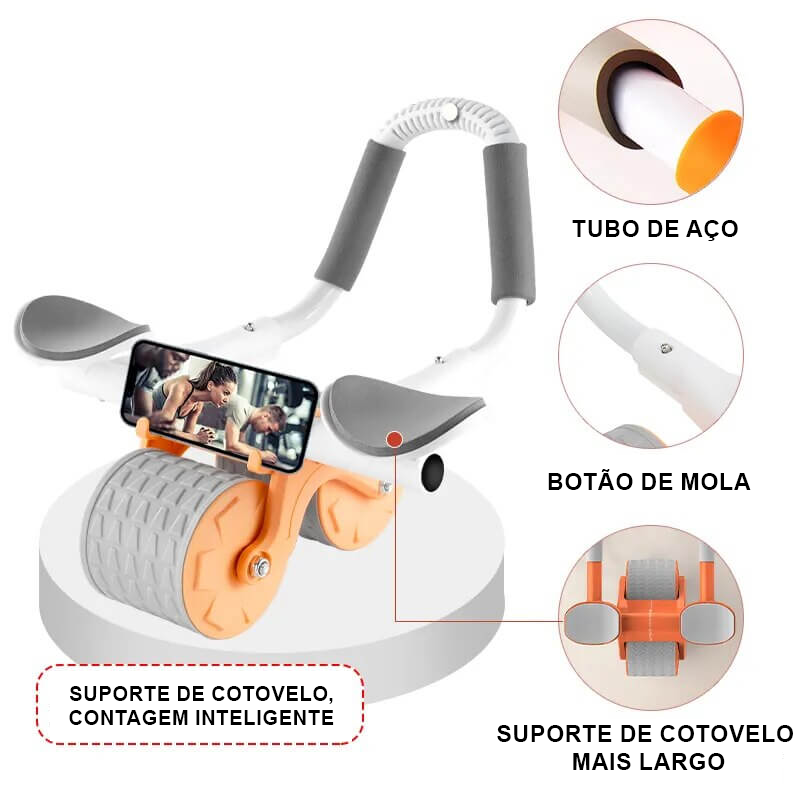 COREFIT™: Roda abdominal de ressalto automático