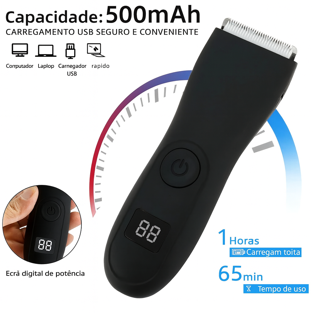Barbeador Pro Intimus™ (Que não belisca o saco!)