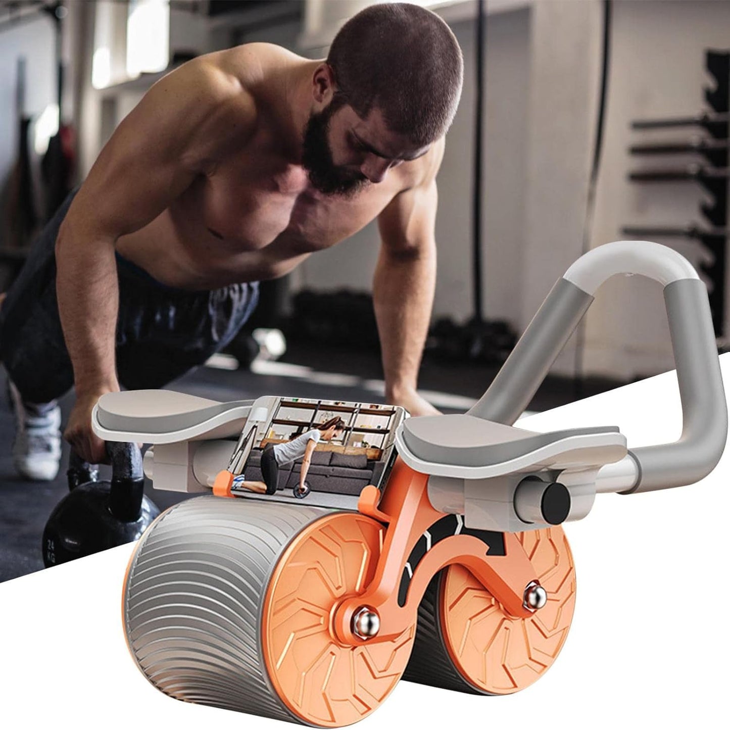 COREFIT™: Roda abdominal de ressalto automático