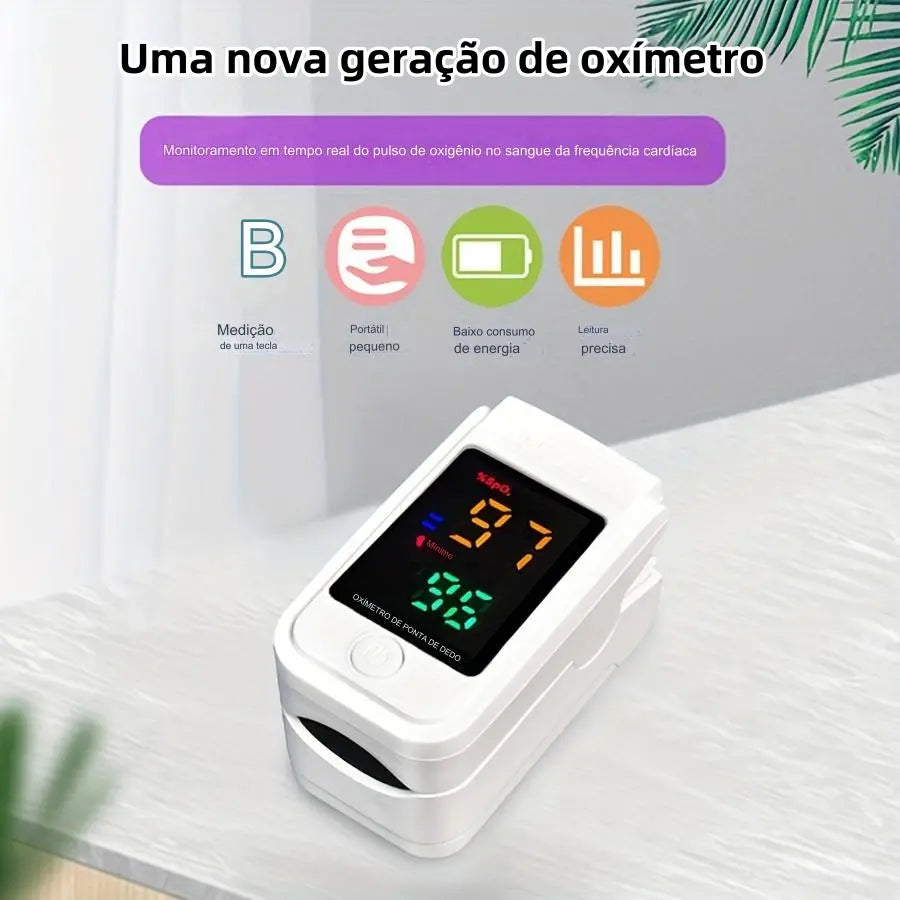 Oxímetro Saudável - Monitore Seu Nível de Oxigênio com Precisão