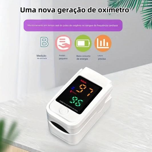 Oxímetro Saudável - Monitore Seu Nível de Oxigênio com Precisão