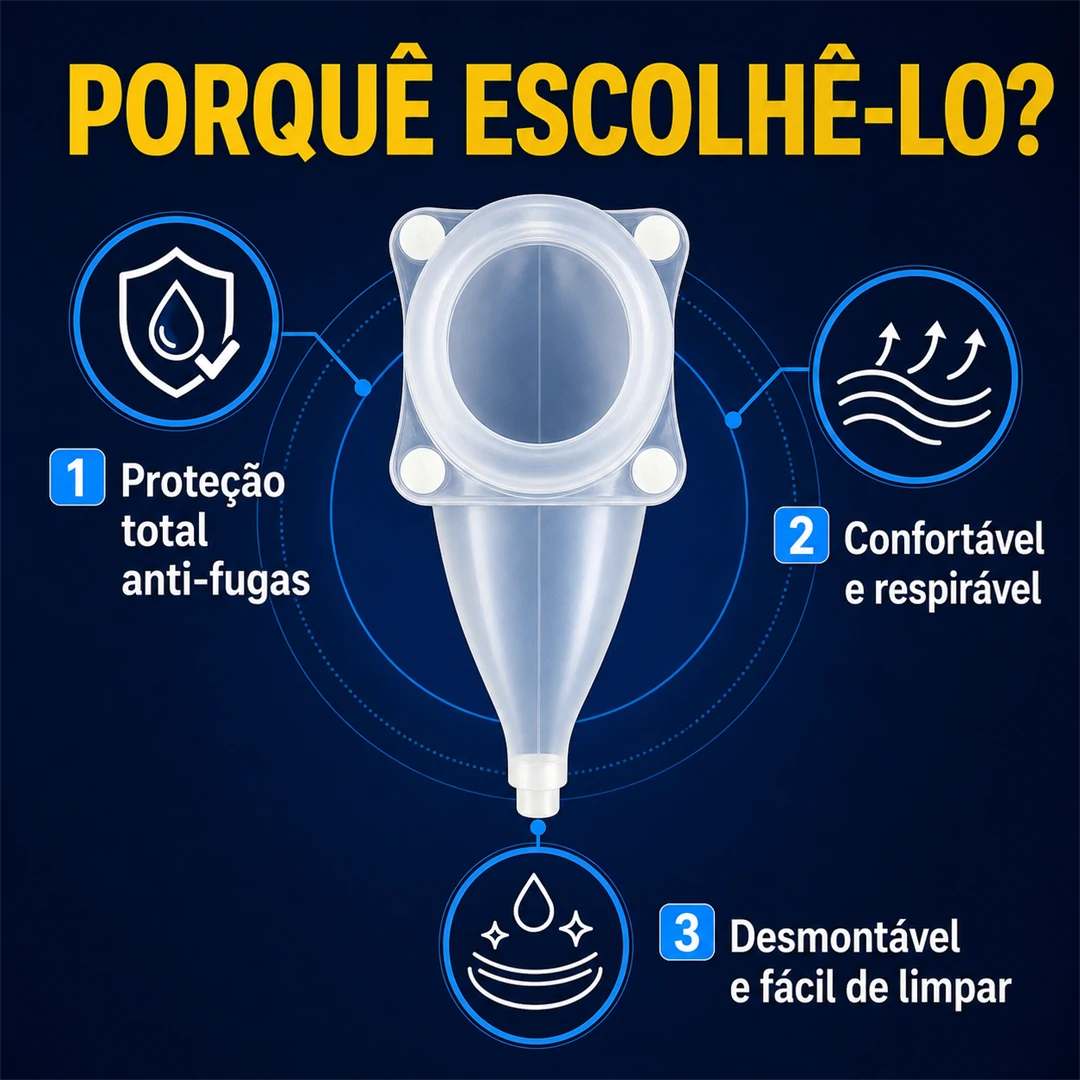 🚽 Urinol de Silicone para Adultos
