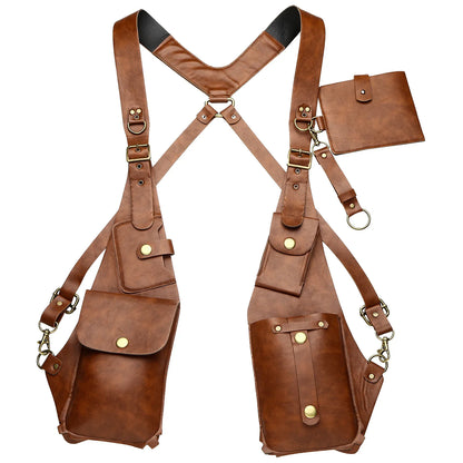 SecureCarry™ – Arnês de Couro Anti-Roubo
