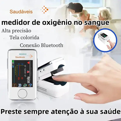 Oxímetro Saudável - Monitore Seu Nível de Oxigênio com Precisão