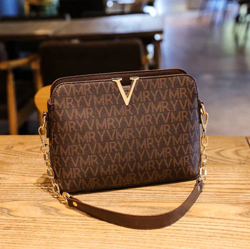 Bolsa de Couro Victoria - Marrom
