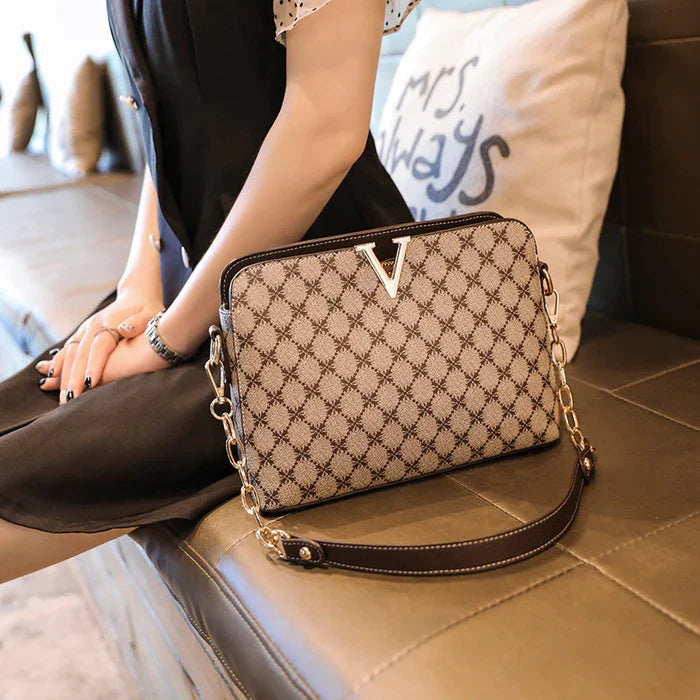 Bolsa de Couro Victoria - Bege