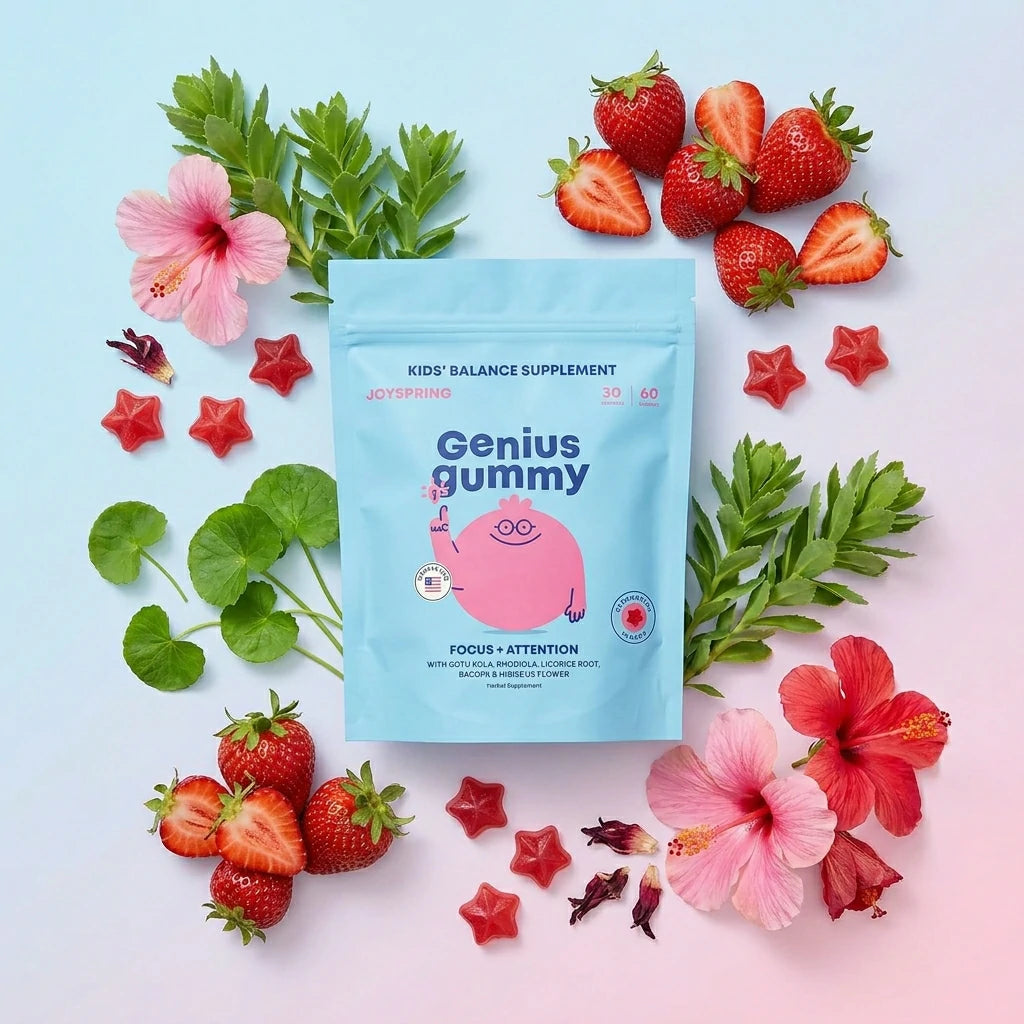Gomitas Genius: Concentração e Calma Natural