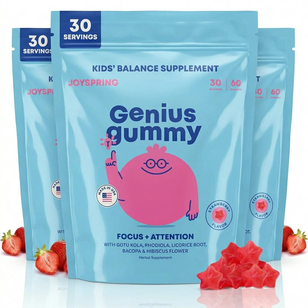 Gomitas Genius: Concentração e Calma Natural