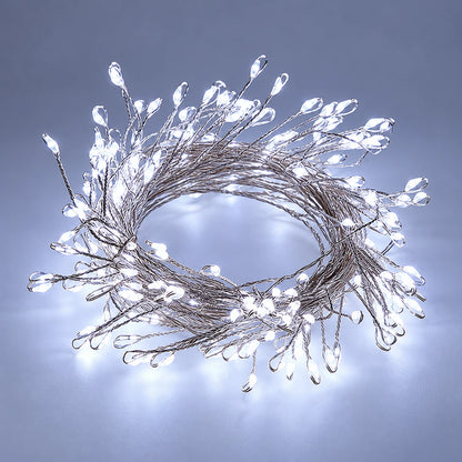 💡 Fio de Luz LED Ramificado — Branco, 9 m e 300 LED