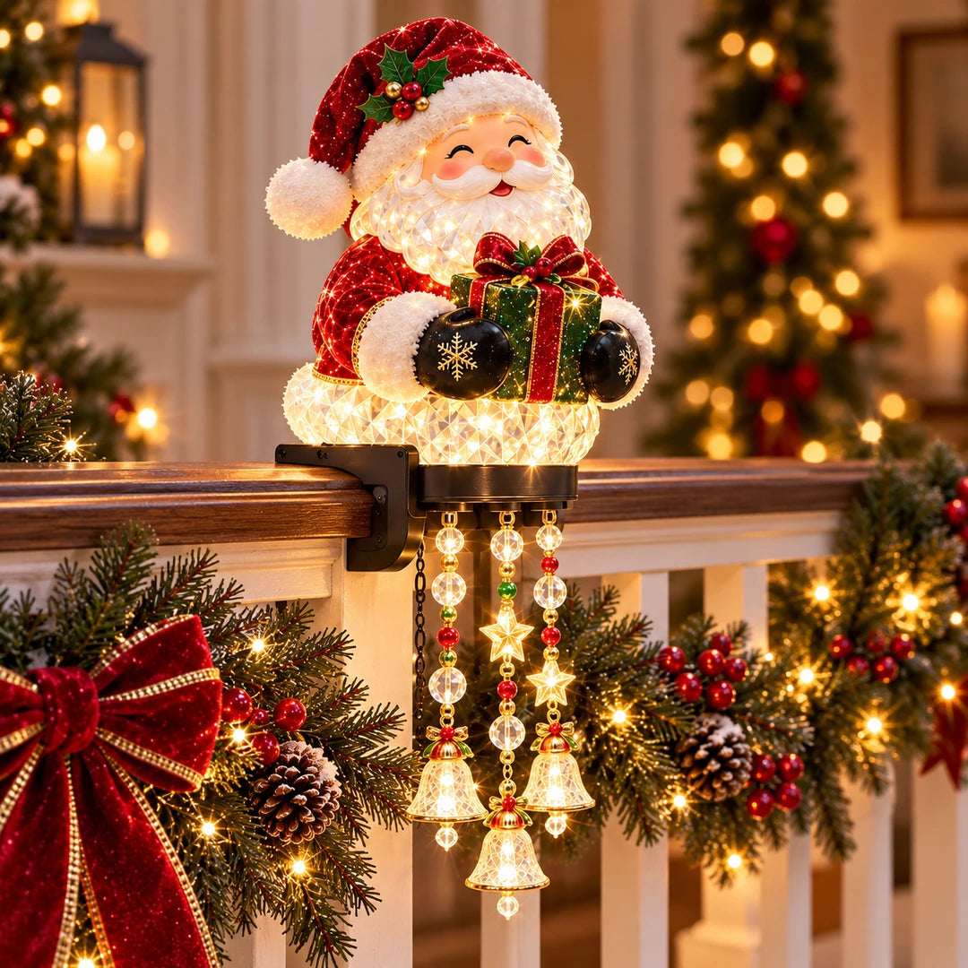 🎅 Personagens Luminosas de Natal — Decoração com Pendentes