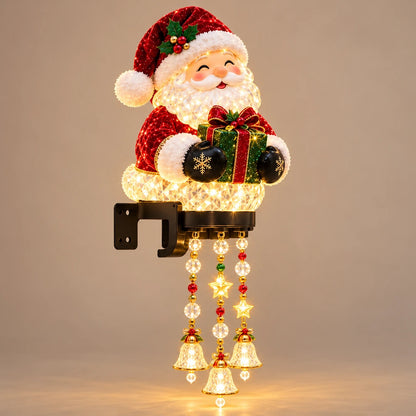 🎅 Personagens Luminosas de Natal — Decoração com Pendentes
