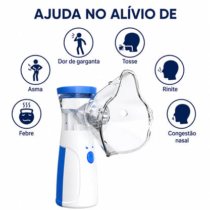 BreatheMate™ - Nebulizador portátil de malha